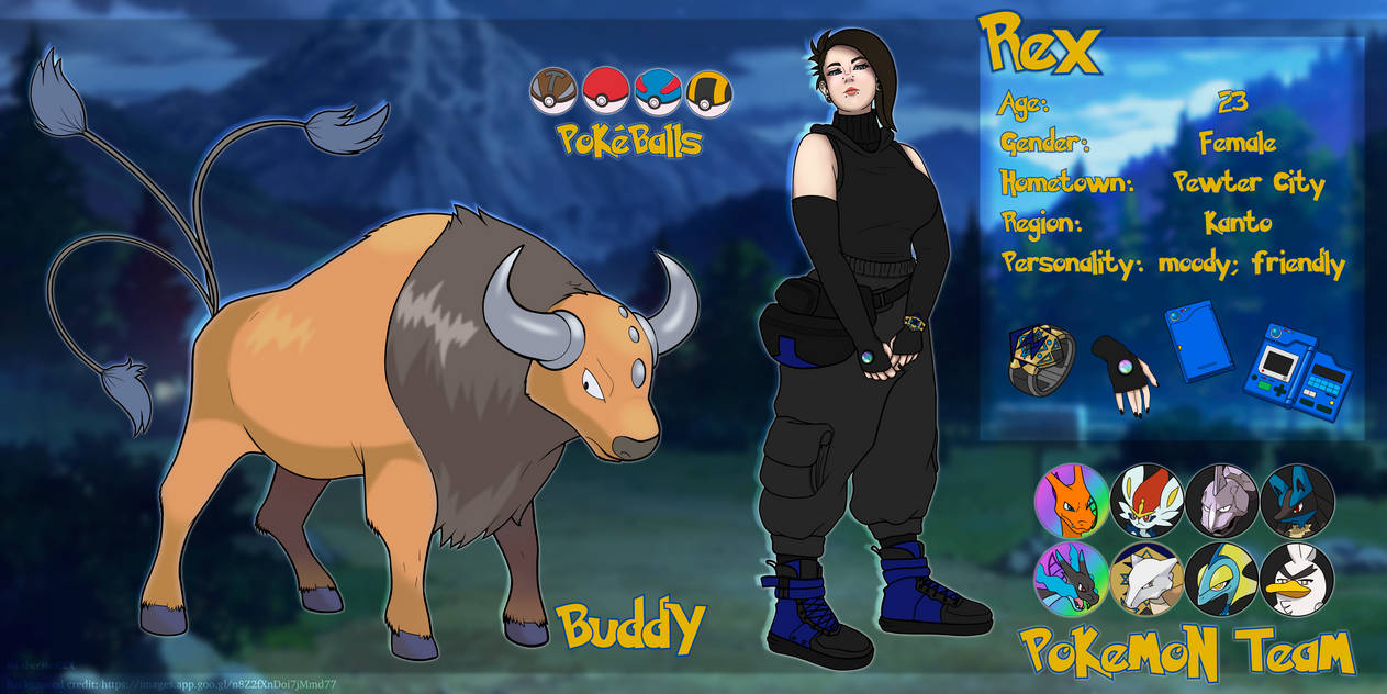 Custom Rex Oc Rex POKEMON OC REF by MasterMcREX by MasterMcREX on DeviantArt