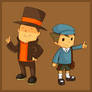 Professor Layton chibis