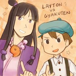 layton vs gyakuten