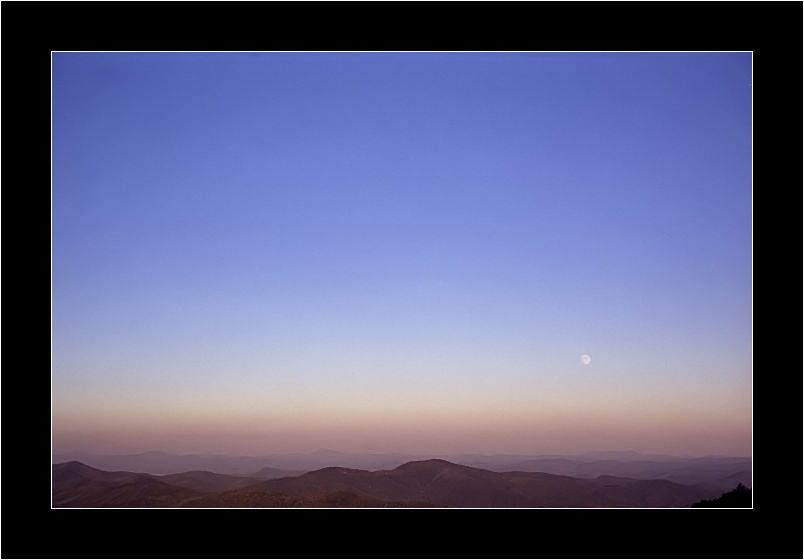 Moonrise Over Pisgah Forest 1