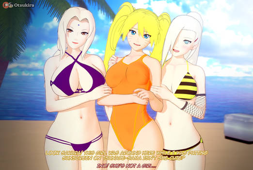 Tsunade, Naruto (ST) and Ino (Swimsuit)