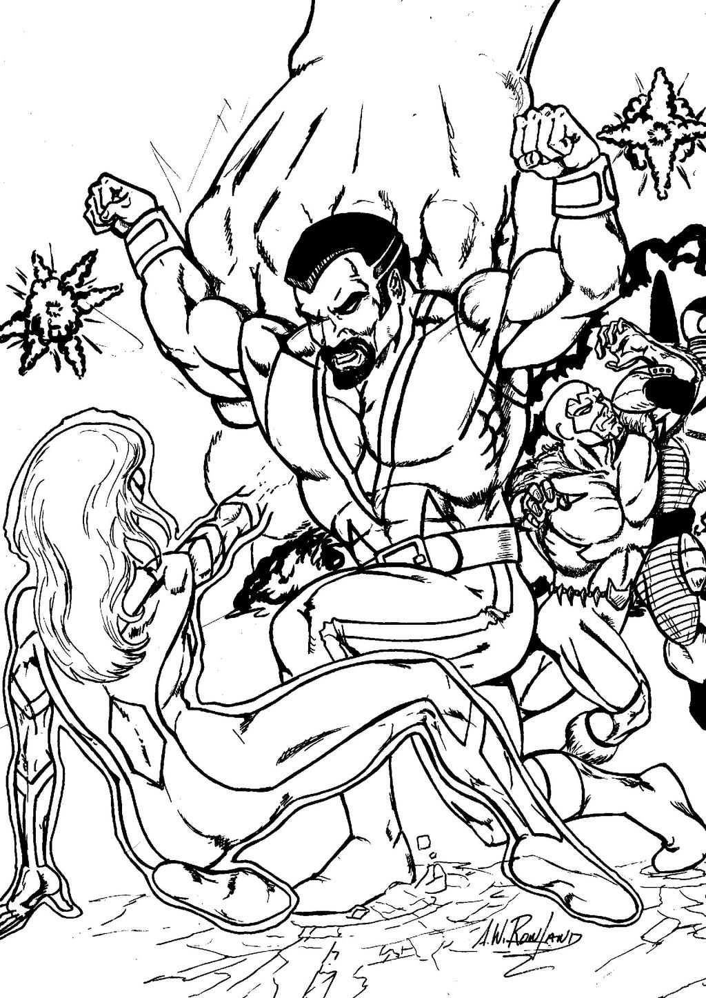 Brawling Drawaging Big brawl by AWRowland on DeviantArt