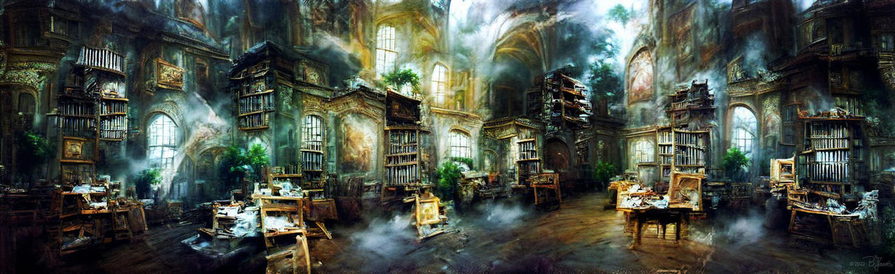 The Magic Library by mermaidine on DeviantArt