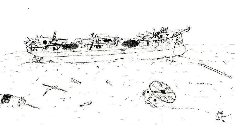 Wreck of HMS Captain