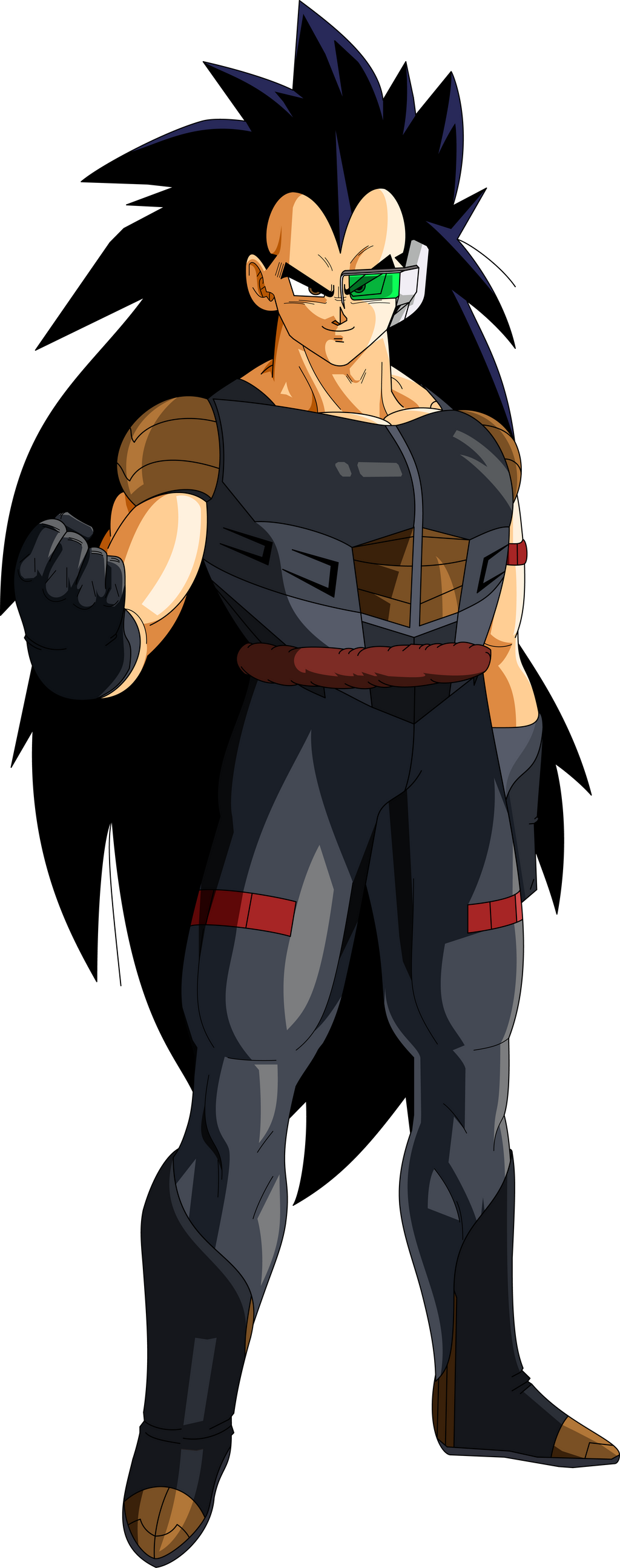Raditz (Saiyan Saga) MLL Redesign by MAD-54 on DeviantArt