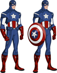 Captain America- Avengers Uniform (Bourassa Style)