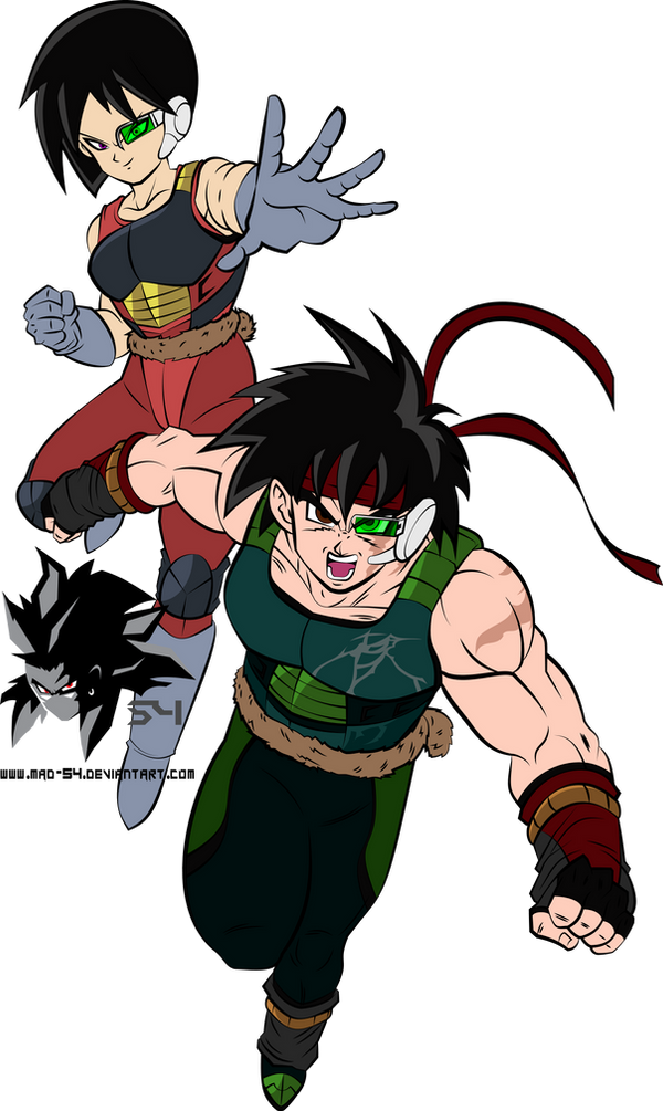 Bardock and Fasha  MLL Redesign Father  of Goku by MAD 54 