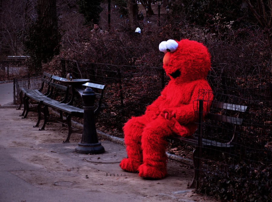 Sad Elmo Sticker sad elmo by BaSsRi on DeviantArt