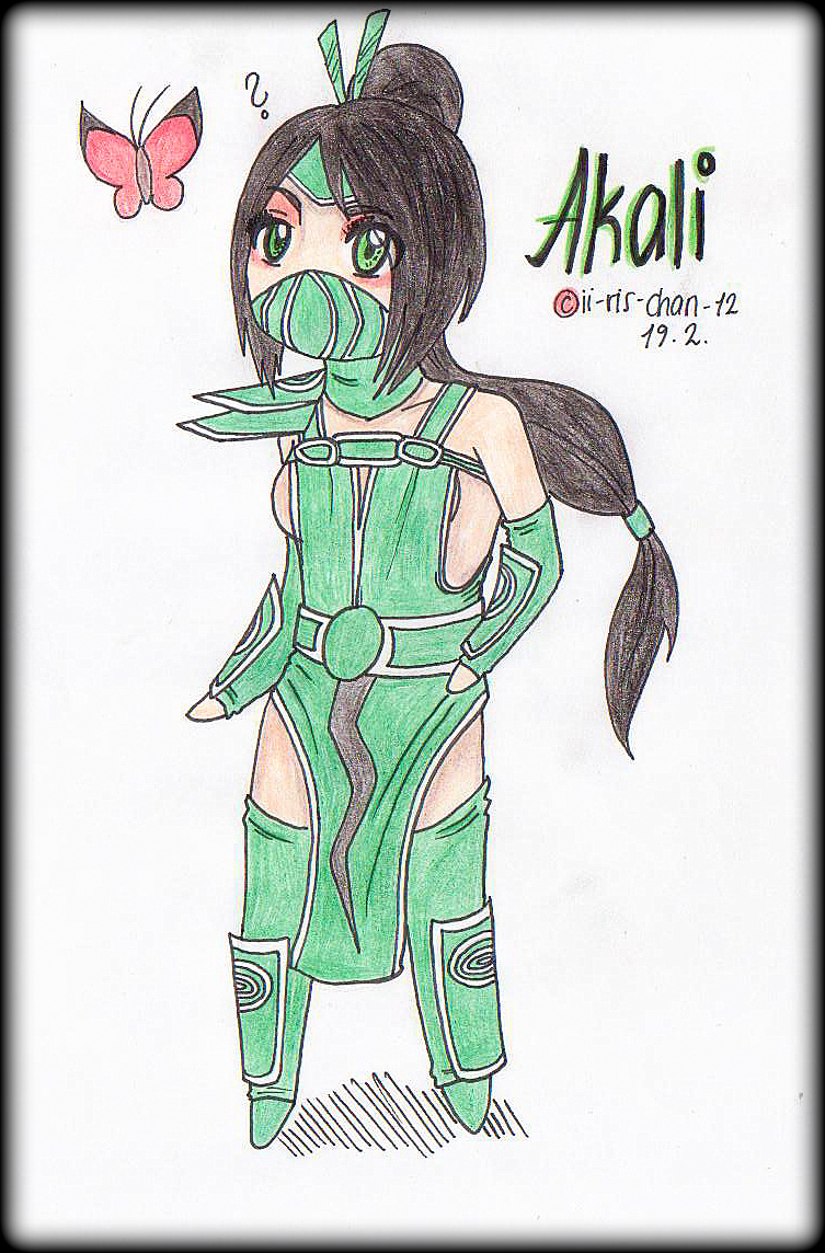 AKALI - The Fist of Shadow Chibi