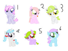 Free cute chibi pony's