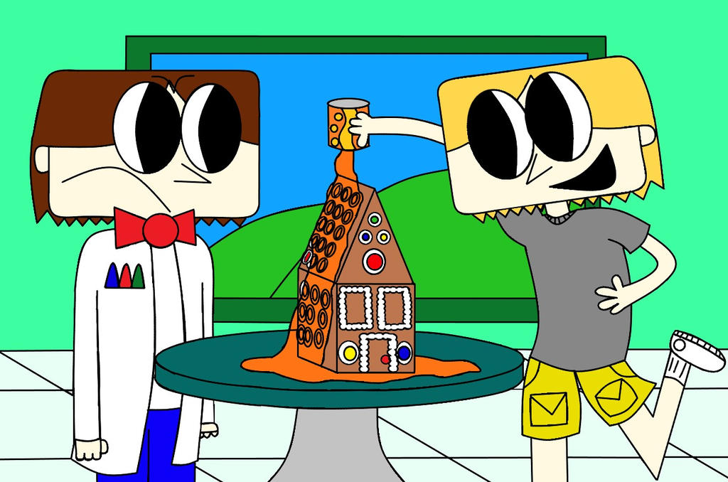 Jason and Mason Gingerbread House