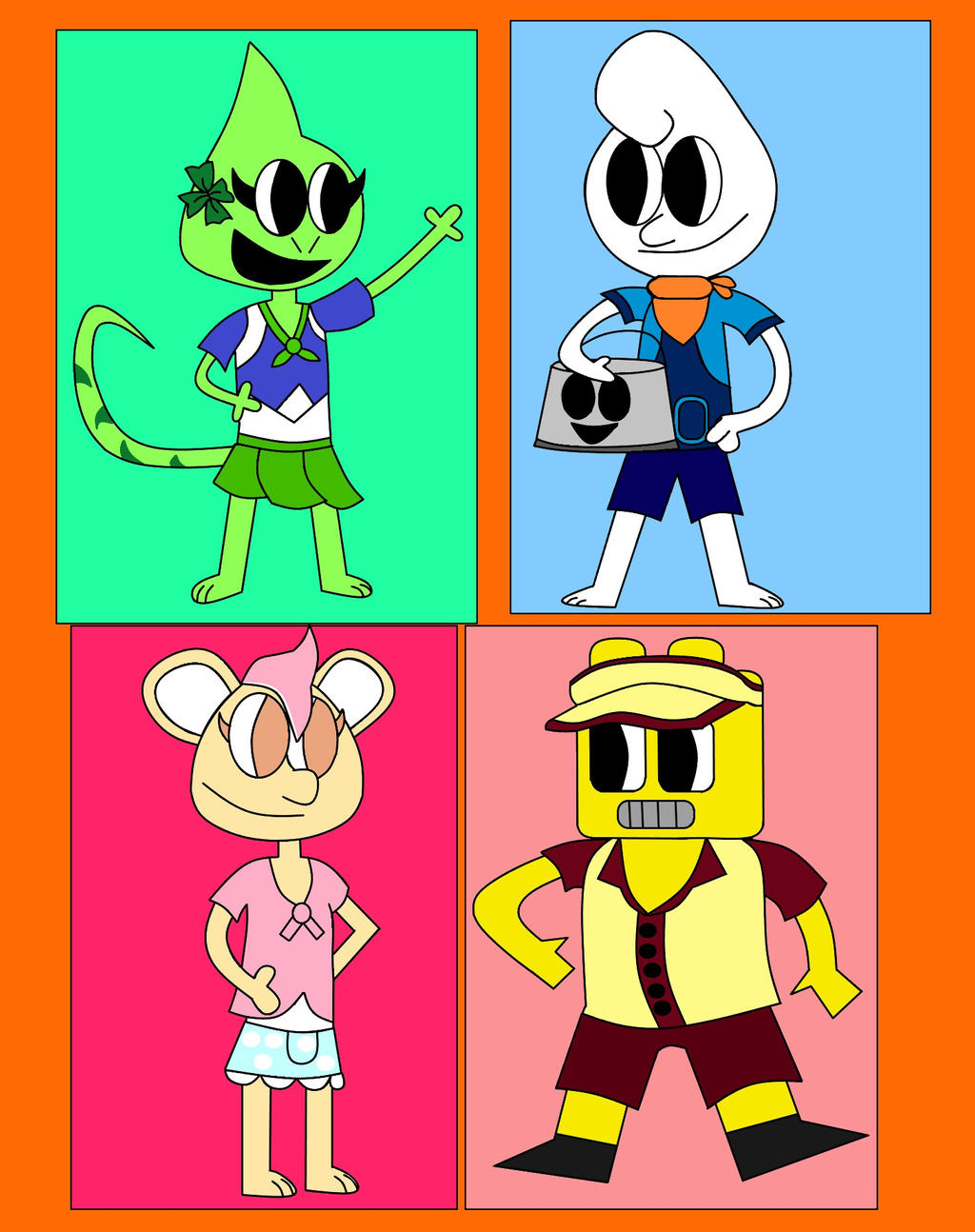 Chamellia, Buckley, Parasol, and Newbio Art Trade