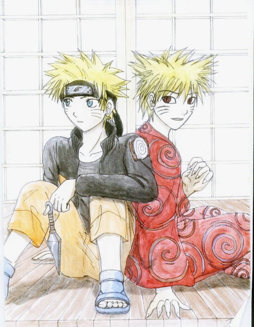 Naruto and Kyuubi