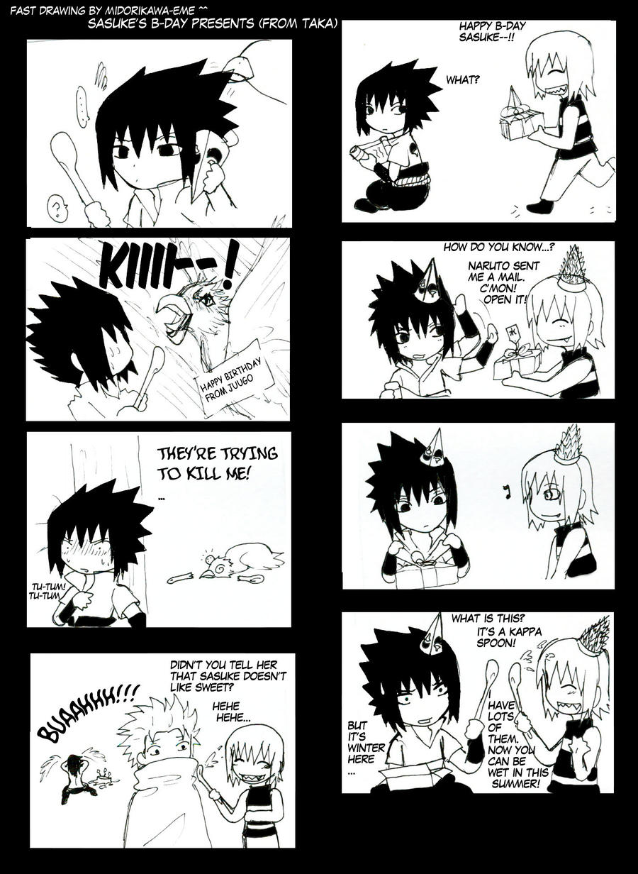 Sasuke's b-day presents