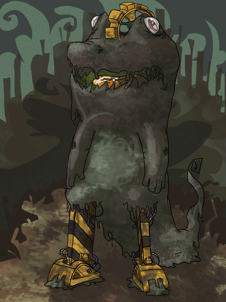 Junkyard Giant by nidit