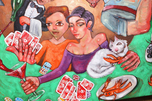 Gambling Party by Amgad Edward