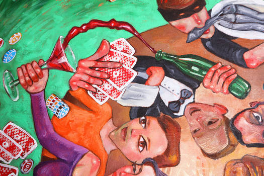 Gambling Party by Amgad Edward
