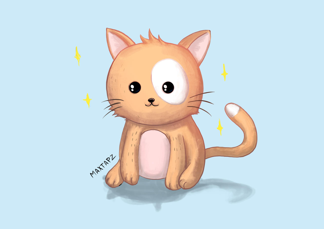 Cute cat, on my youtube channel by Maxtapz on DeviantArt