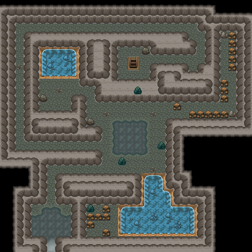 Pokemon Style Monster MMORPG Map Griffin Cave 1F