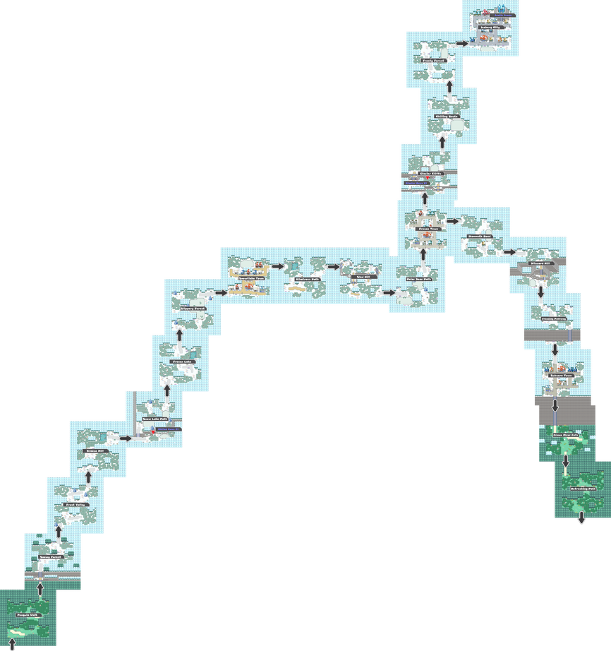 Pokemon Like Monster MMORPG V2 Zone 6 World Map by MonsterMMORPG