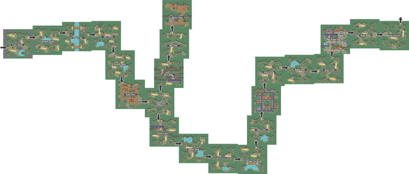 Pokemon Like Monster MMORPG V2 Zone 17 World Map by MonsterMMORPG