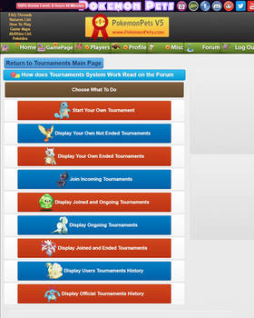 Pokemon Pets V5 has arrived - Tournaments system