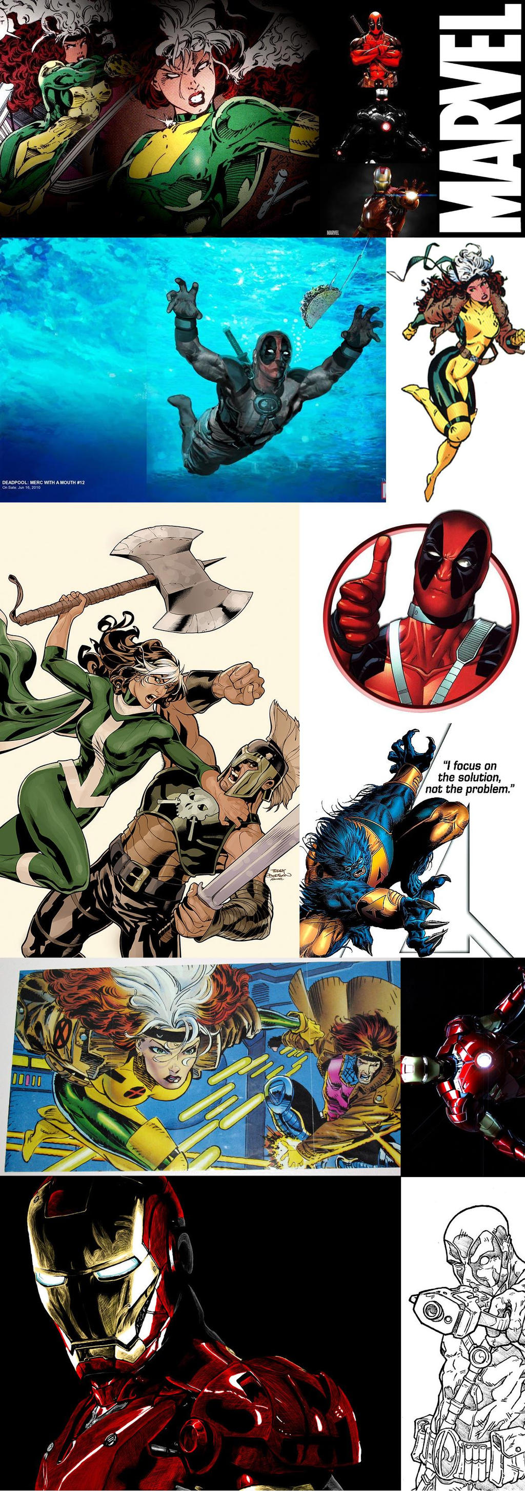 Marvel Heroes by AMisfitsDayDream on DeviantArt
