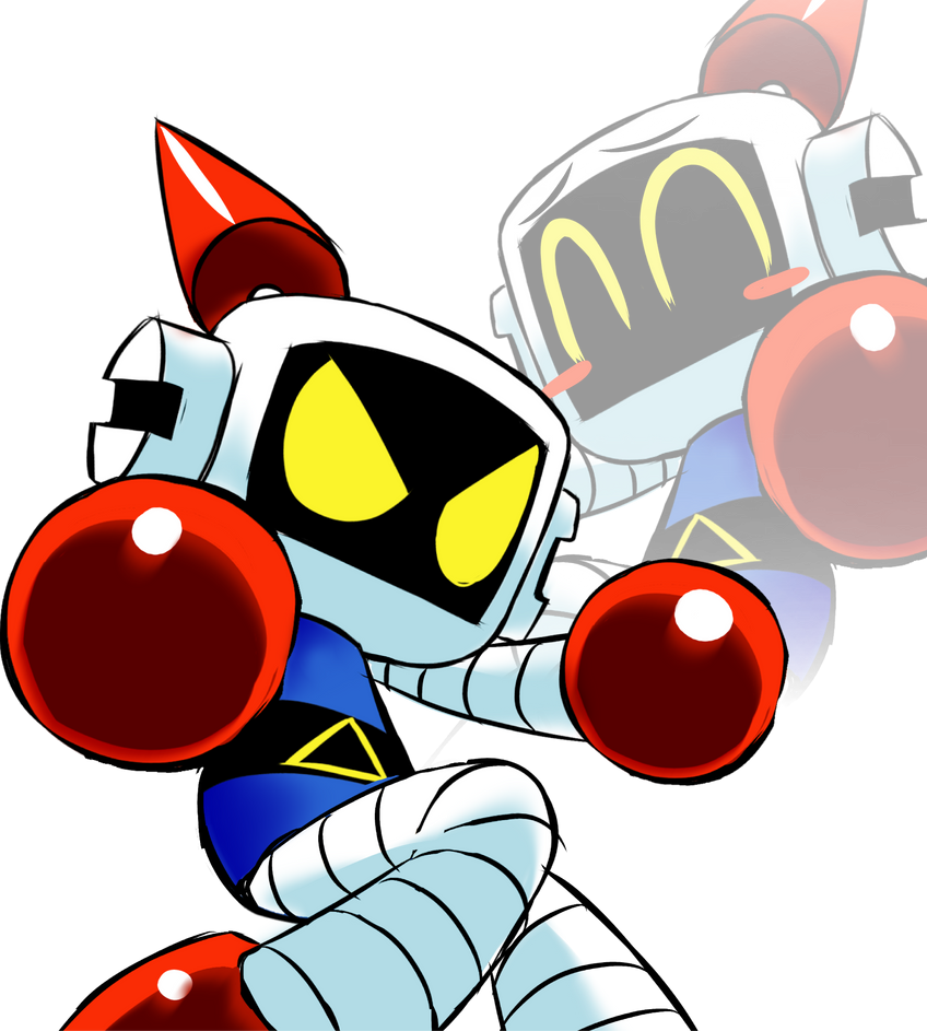 Robotic bomberman by Waqq2669 on DeviantArt