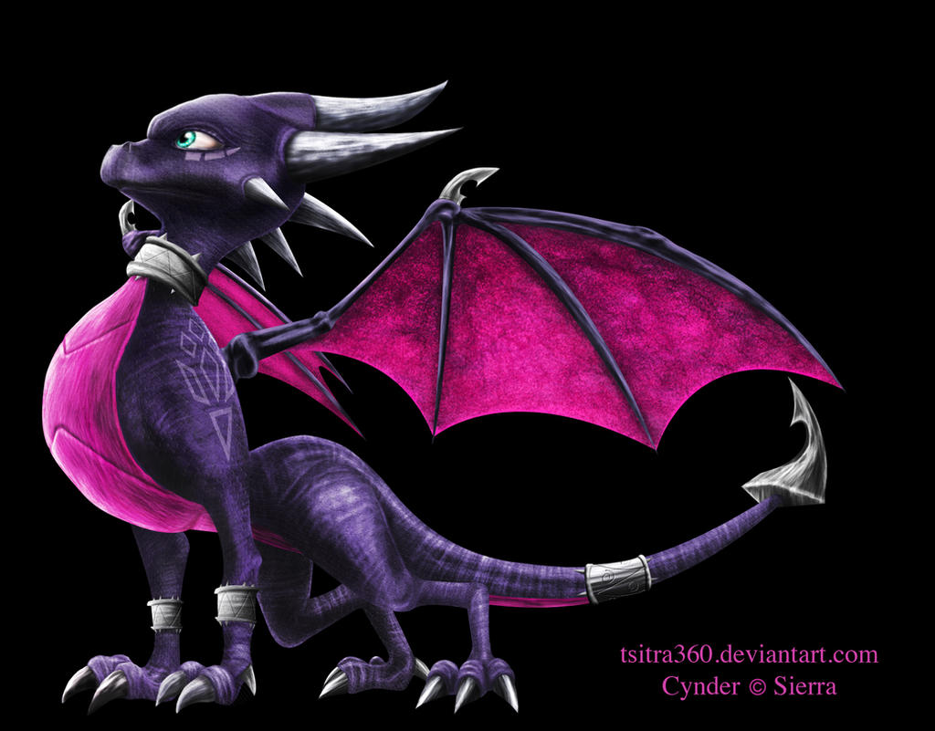 Cyndro First Digital Painting Cynder by Tsitra360 on DeviantArt