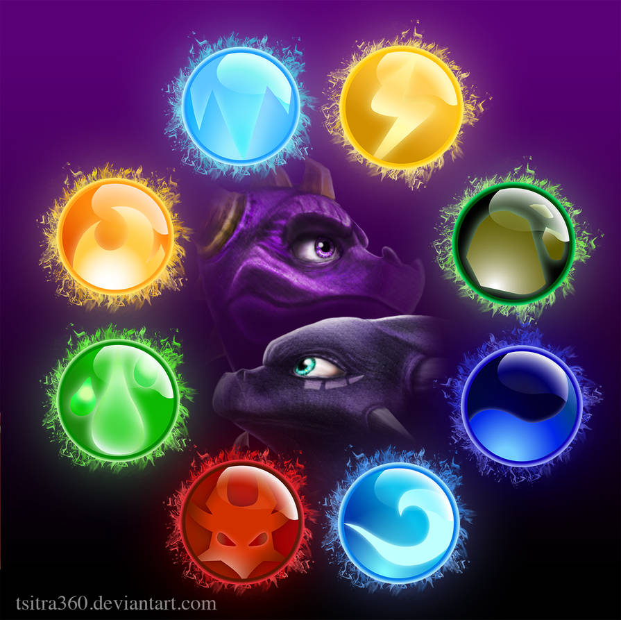Elemental Stones_Practice by Tsitra360 on DeviantArt