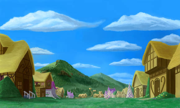 Ponyville Background