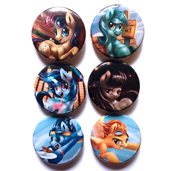 BG Pony Buttons!