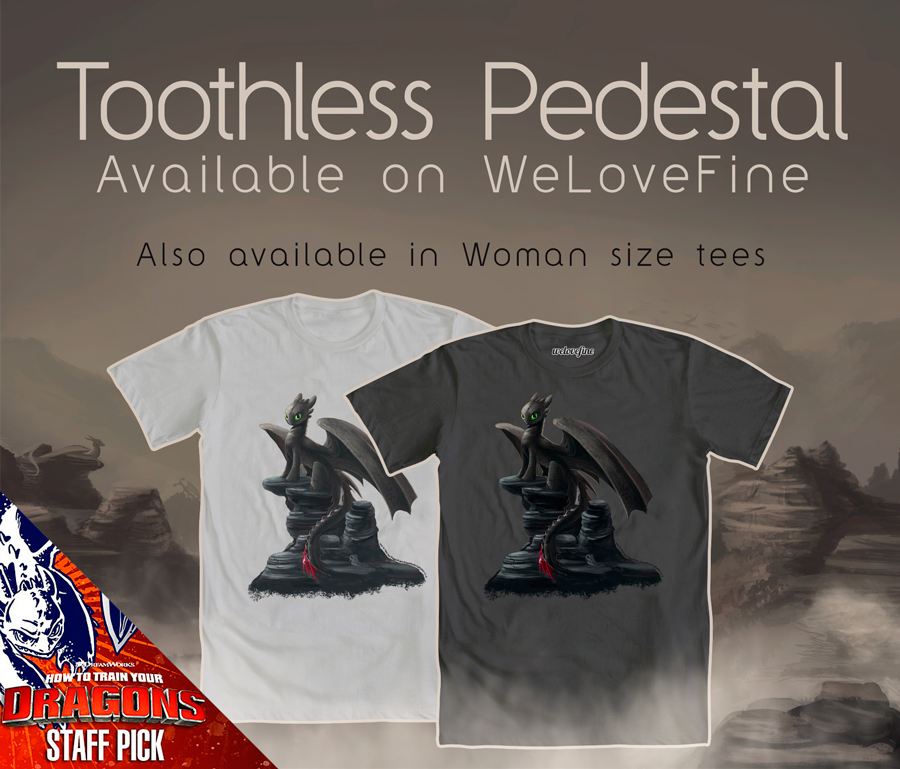 Toothless Pedestal Tees