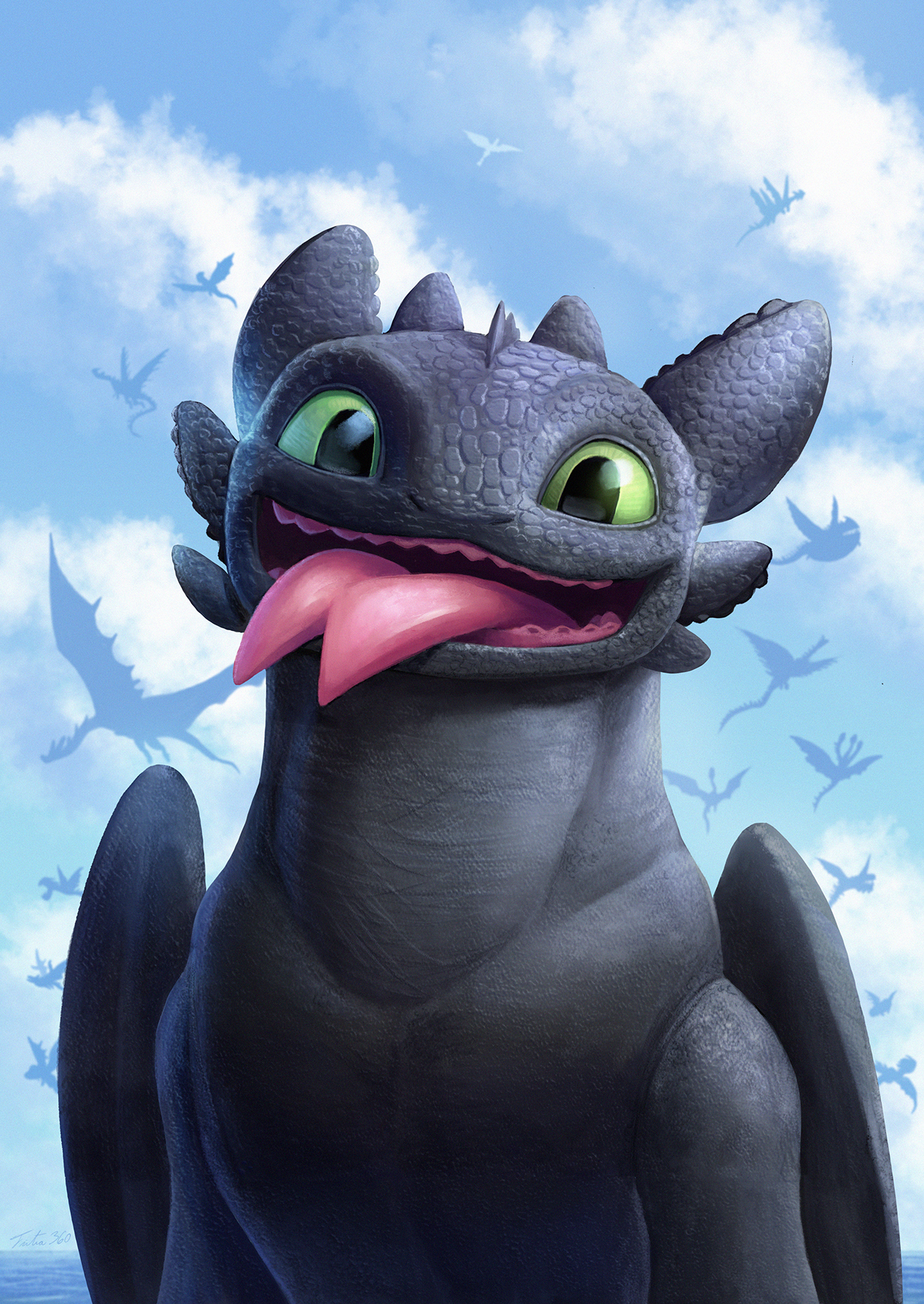 Toothless Smile by Tsitra360 on DeviantArt Toothless Smile by Tsitra360 on DeviantArt