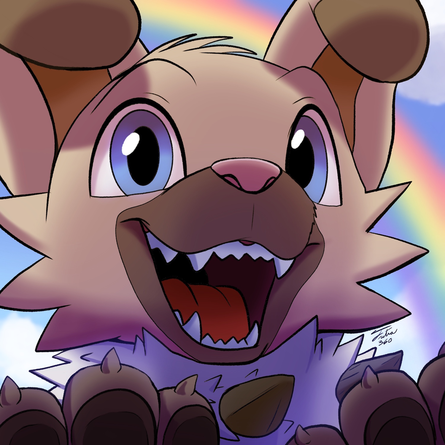 Rock Ruff Jumping RockRuff by Tsitra360 on DeviantArt