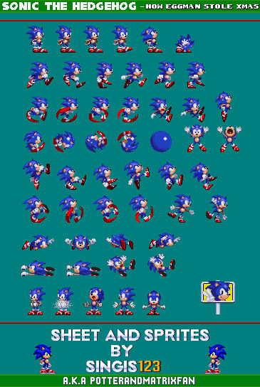 Sonic Mania Sonic Sprites (Part 1) by MettaKrat on DeviantArt