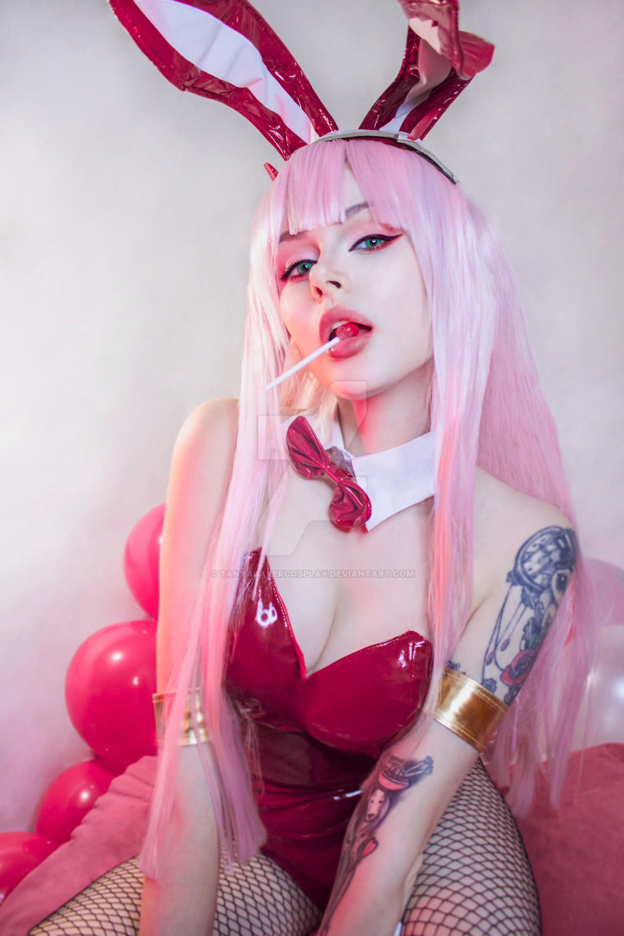 Darling In The Franxx Zero Two Bunny Cosplay By Tanyabayercosplay On Deviantart
