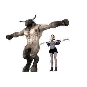 Minotaur and Ingrid Base Pose