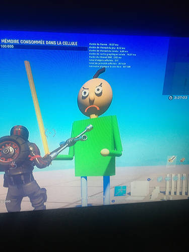 I remember the time when i made baldi in fortnite