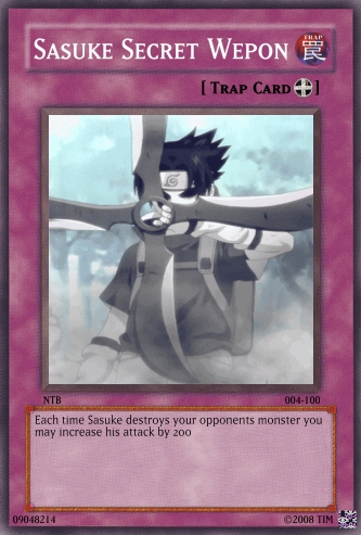 Sasuke's secret weapon card