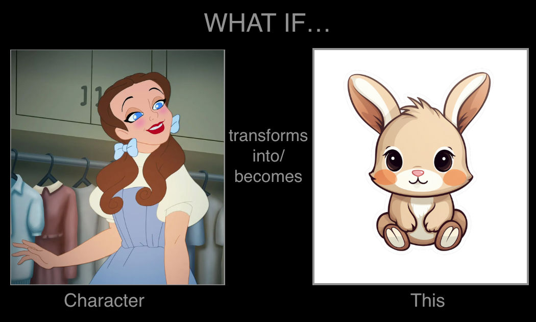 What if Dorothy transforms into a Bunny Rabbit by isathekittypan on ...