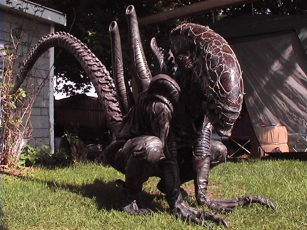 alien in garden by Gothic-Vinter on DeviantArt