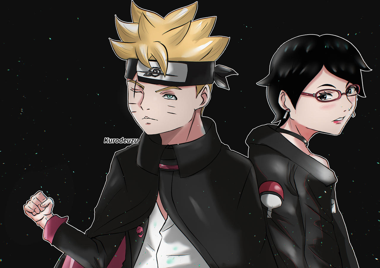 Boruto X Sarada Tbv Fanart by Kurodeuzu on DeviantArt