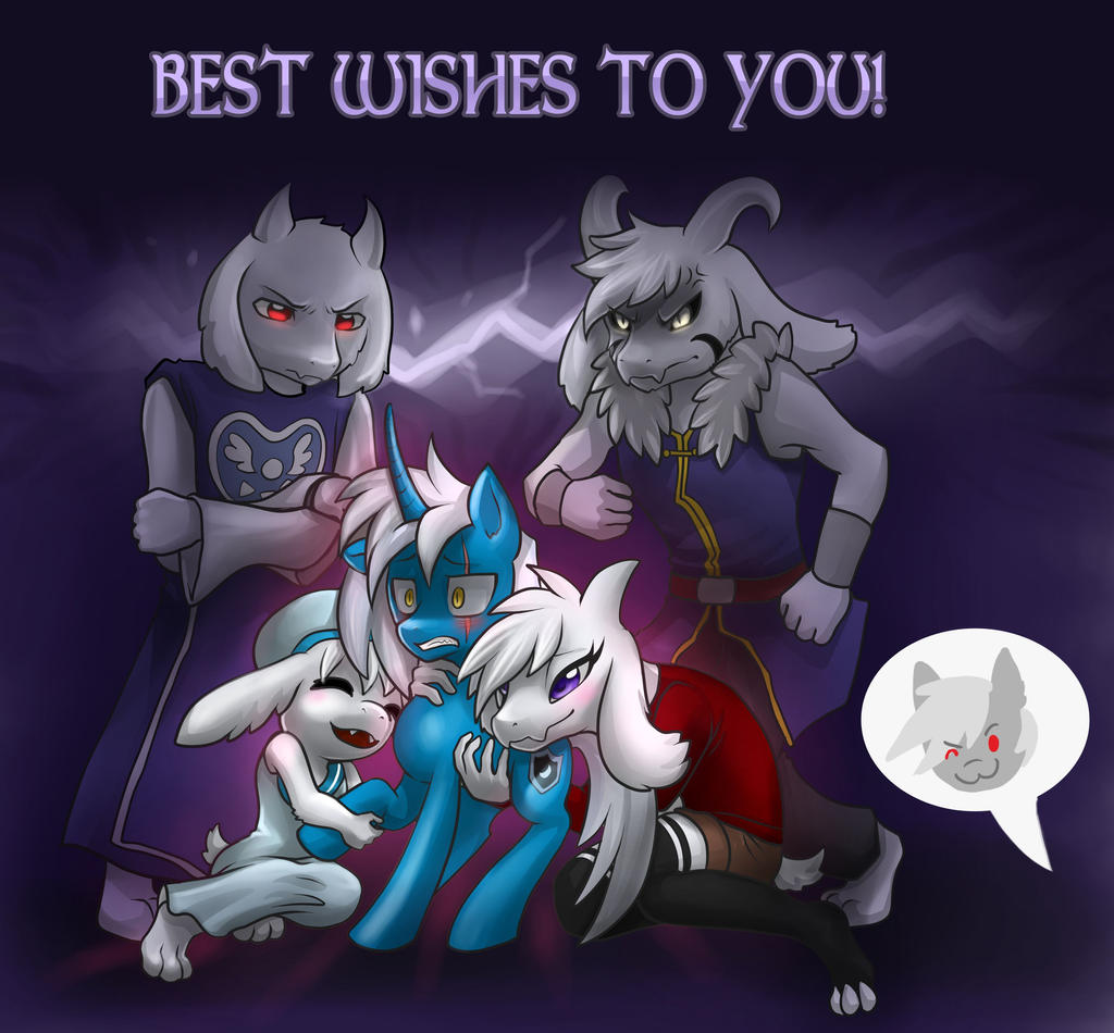 Undertale Goodluck Best wishes by Undertale-Parallel on DeviantArt