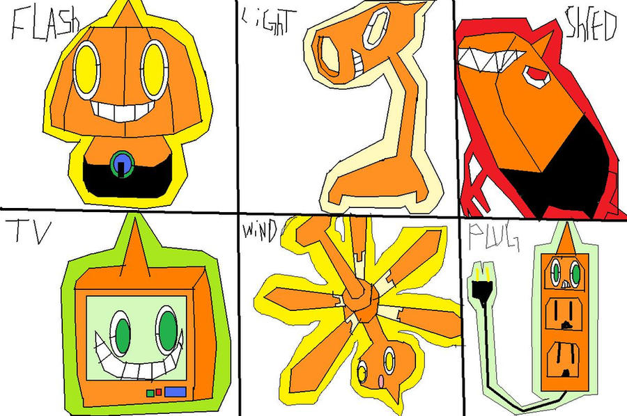 THE REAL ROTOM FORMS set1 by Rotommowtom on DeviantArt