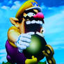 Wario eats bob-omb