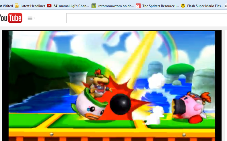 SSB4 Screenshot - KIRBY HAS A MOUTH CANNON?!