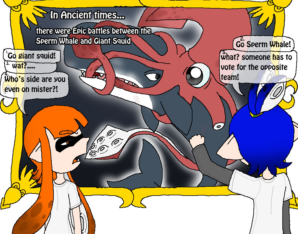 Squids Vs Whales By Rotommowtom On DeviantArt