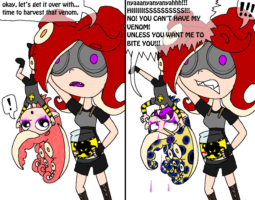 Octoling - Try to Harvest Venom by Rotommowtom on DeviantArt