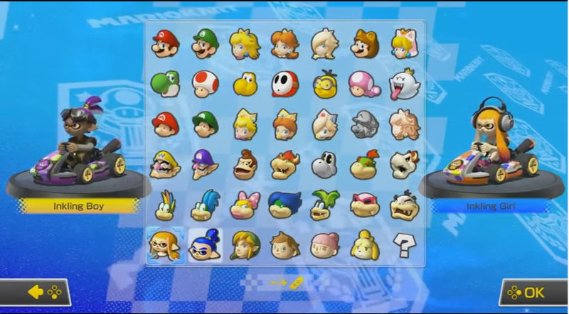 Mario Kart 8 Deluxe Character Roster... by Rotommowtom on DeviantArt